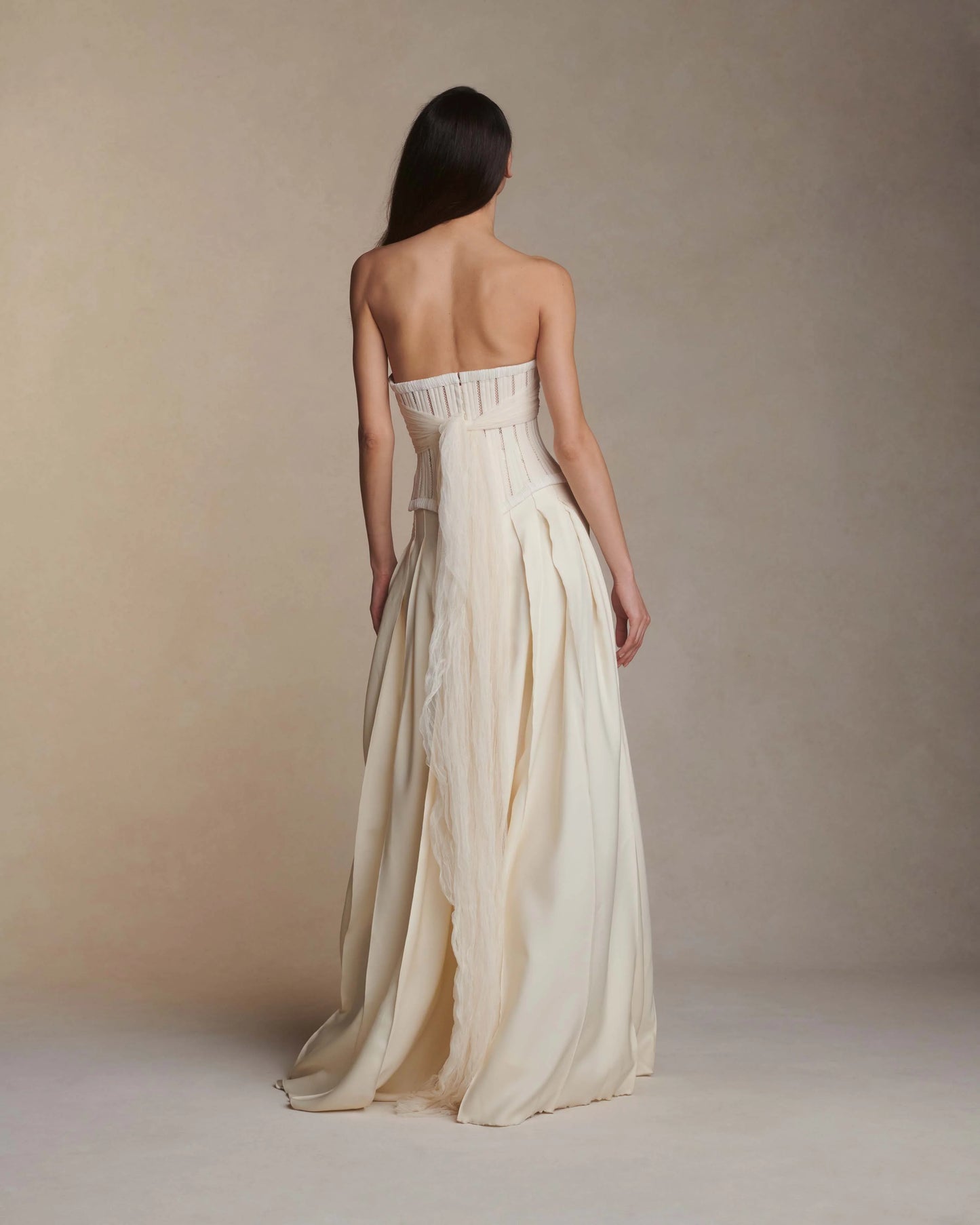 Anika Bustier Silk Wool