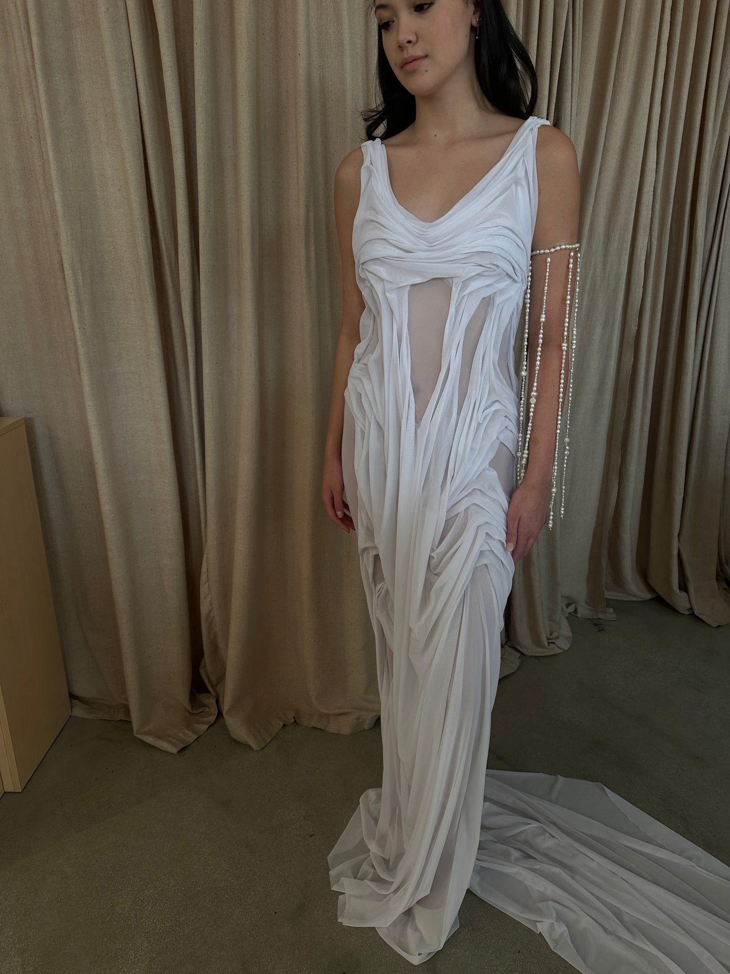 Wet Look Bride Gown by Di Petsa