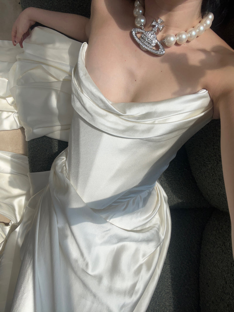 Galaxy Cape Crepe Back Satin